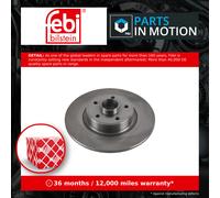 2x Brake Discs Pair Solid fits RENAULT VEL SATIS BJ0, BJ0K 2.0 Rear 2002 on Set