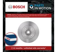 Bosch Rear Brake Disc Rotor 0986479278 - Solid OEM Quality for Renault