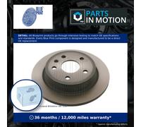 2x Brake Discs Pair Solid fits SAAB 9-5 YS3G 2.0 Rear 10 to 12 292mm Set Quality