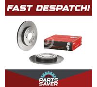 2x Brake Discs Pair Solid fits SEAT EXEO 3R 2.0 Rear 09 to 13 288mm Set Brembo
