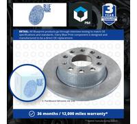 Blue Print Single Solid Brake Disc Rotor ADV184306 fits Rear