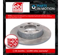 2x Brake Discs Pair Solid fits SKODA RAPID Rear 12 to 22 230mm Set 1J0615601P