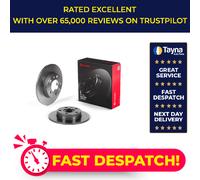 2x Brake Discs Pair Solid fits SKODA RAPID Rear 12 to 22 230mm Set Brembo New
