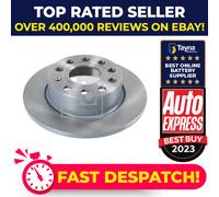 2x Brake Discs Pair Solid fits SKODA YETI 5L Rear 1.2 1.6 1.6D 2.0D 09 to 17 Set