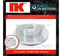 2x Brake Discs Pair Solid fits RENAULT SANDERO/STEPWAY Mk1 1.6 Front 2009 on Set