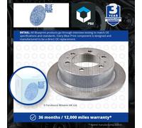 2x Brake Discs Pair Solid fits SSANGYONG MUSSO FJ 2.3D Rear 95 to 99 OM601.940