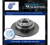 2x Brake Discs Pair Solid fits SUBARU LEGACY BD, BG, BG9 2.5 Rear 96 to 99 EJ25D