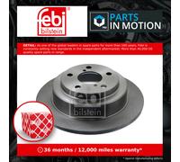 2x Brake Discs Pair Solid fits SUBARU LEGACY BC 1.6 Rear 89 to 93 EJ16 266mm Set