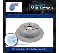 Blue Print Brake Discs ADS74333 - Solid Pair Rear 286mm - Fits SUBARU BRZ 2.0 FA20D (2012) - New