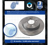 2x Brake Discs Pair Solid fits SUZUKI SWIFT AZG 413D 1.3D Rear 2010 on 259mm Set