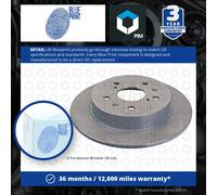 2x Brake Discs Pair Solid fits SUZUKI SWIFT RS 416 1.6 Rear 2006 on M16A 278mm