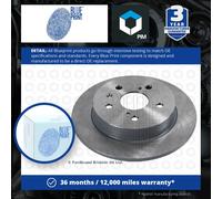 2x Brake Discs Pair Solid fits SUZUKI SX4 1.5 Rear 2006 on M15A 278mm Set New
