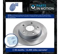2x Brake Discs Pair Solid fits SUZUKI SX4 JY 1.0 Rear 2016 on K10C-T 259mm Set
