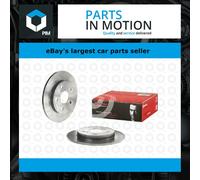 2x Brake Discs Pair Solid fits TOYOTA AURIS ZRE151 1.6 Rear 07 to 12 259mm Set