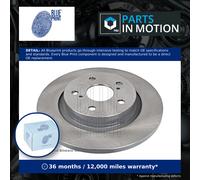 2x Brake Discs Pair Solid Rear 290mm ADT343273 Blue Print Set 4243105070 Quality