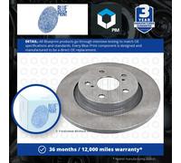 2x Brake Discs Pair Solid Rear 290mm ADT343273 Blue Print Set 4243105070 Quality