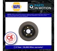 2x Brake Discs Vented Front 290mm NBD5473 NAPA 4243105070