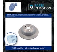 Blue Print Brake Discs ADT343167 - Solid 2x Rear 280mm Set for Toyota Avensis AZT250 2.0 03-08