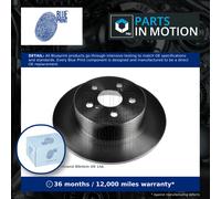 Blue Print Pair of Solid Painted Brake Disc Rotor ADT343162 fits REAR
