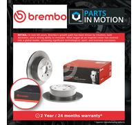 2x Brake Discs Pair Solid fits TOYOTA CAMRY ASV50 2.5 Rear 2011 on 2AR-FE 281mm