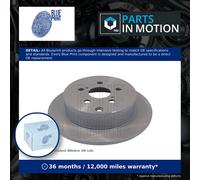 ADT343145 Brake Disc Set (2 Brake Disc) rear, full, No. of Holes 5