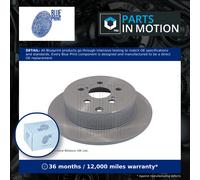 ADT343145 Brake Disc Set (2 Brake Disc) rear, full, No. of Holes 5