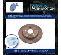 2x Brake Discs Pair Solid fits TOYOTA COROLLA E21 2.0 Rear 2019 on M20A-FXS Set