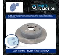 2x Brake Discs Pair Solid fits TOYOTA COROLLA VERSO CDE120 2.0D Rear 02 to 04