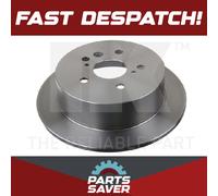2x Brake Discs Pair Solid fits TOYOTA HARRIER U3 3.5 Rear 05 to 08 288mm Set NK