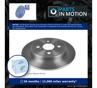 2x Brake Discs Pair Solid fits TOYOTA IQ KGJ10 1.0 Rear 09 to 15 1KR-FE 259mm