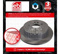 2x Brake Discs Pair Solid fits TOYOTA ISIS M1 2.0 Rear 04 to 09 1AZ-FSE 291mm
