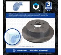 2x Brake Discs Pair Solid fits TOYOTA AVENSIS VERSO CLM20 2.0D Rear 01 to 05 Set