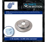 2x Brake Discs Pair Solid fits TOYOTA PRIUS 1.8 Rear 2008 on 2ZR-FXE 259mm Set