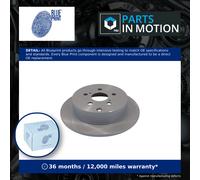 ADT343145 Brake Disc Set (2 Brake Disc) rear, full, No. of Holes 5