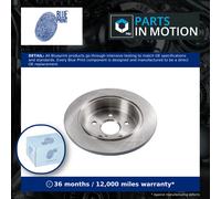 2x Brake Discs Pair Solid fits TOYOTA PRIUS ZVW4 1.8 Rear 2011 on 2ZR-FXE 290mm