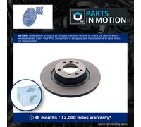 Blue Print Brake Discs - fits TOYOTA PROACE MDX9 1.6D - Rear 13 to 16 Solid 290mm - 2x Set