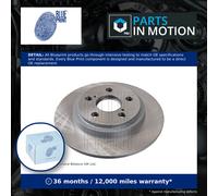 2x Brake Discs Pair Solid Rear 259mm ADT343224 Blue Print Set 4243152150 Quality