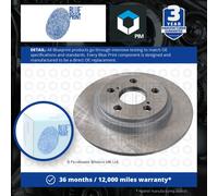 2x Brake Discs Pair Solid Rear 259mm ADT343224 Blue Print Set 4243152150 Quality
