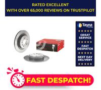 2x Brake Discs Pair Solid fits VAUXHALL ASTRA K 1.0 Rear 2015 on 288mm Set New