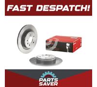 2x Brake Discs Pair Solid fits VAUXHALL ASTRA K 1.4 Rear 2015 on 288mm Set New
