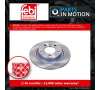 Febi Bilstein 44044 Brake Disc Pair Braking Fits Vauxhall Adam 1.4 S 2014-2019