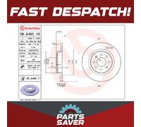 Brembo Brake Discs 10458030A