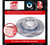 Febi Bilstein 44044 Brake Disc Pair Braking Fits Vauxhall Adam 1.4 S 2014-2019