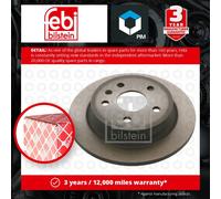 2x Brake Discs Pair Solid fits CHEVROLET MALIBU V300 2.0D Rear 2012 on LBS 292mm