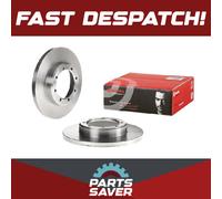 2x Brake Discs Pair Solid fits VAUXHALL MOVANO B 2.3D Rear 2010 on 302mm Set New