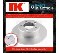 2x Brake Discs Pair Solid fits VAUXHALL MOVANO B 2.3D Rear 2010 on 305mm Set NK