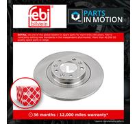 2x Brake Discs Pair Solid fits PEUGEOT TRAVELLER Rear 1.5D 1.6D 2.0D 2016 on Set