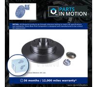 2x Brake Discs Pair Solid fits RENAULT TRAFIC Mk2 2.5D Rear 2001 on 280mm Set