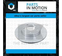 2x Brake Discs Pair Solid fits VAUXHALL ZAFIRA A, B Rear 98 to 14 264mm Set NK