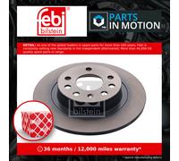 2x Brake Discs Pair Solid fits VAUXHALL ASTRA H 2.0 Rear 04 to 10 Z20LEH 278mm